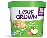 Love Grown Hot Oats, Apple Cinnamon, 2.22 Ounce (Pack of 8)