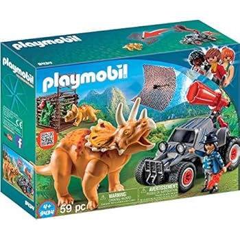 PLAYMOBIL Enemy Quad with Triceratops Building Set
