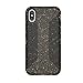 Speck Products Compatible Phone Case for Apple iPhone Xs and iPhone X, Presidio Grip+Glitter Case, Obsidian Black with Gold Glitter/Black