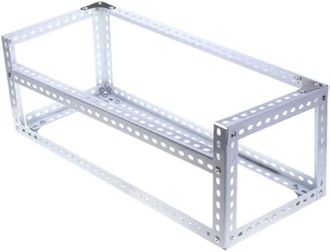 Equipo Minero Minero Marco DIY Plataforma apilable Bitcoin BTC Fama Caso Servidor Chasis para 6 Tarjeta gráfica GPU Eth BTC Ethereum