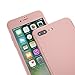 iPhone 8 Plus / 7 Plus Case, AnsTOP Full Body Case Coverage Protective iPhone Hard Case with Tempered Glass Screen Protector For iPhone 8 Plus / 7 Plus ( Rose Gold)