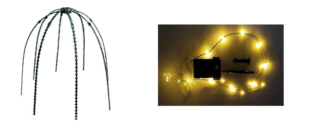 Plant Support Structures 1 Black 1 Set Bright White Solar Lights Scroll Trellis Outdoor Solar Led String Lights And 3d Sphere Shaped Topiary Frame Obelisk Trellises