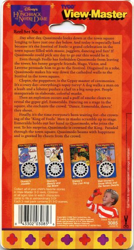 ViewMaster - Disney's The Hunchback of Notre Dame - Festival of Fools - 3 Reels on Card - NEW - //coolthings.us