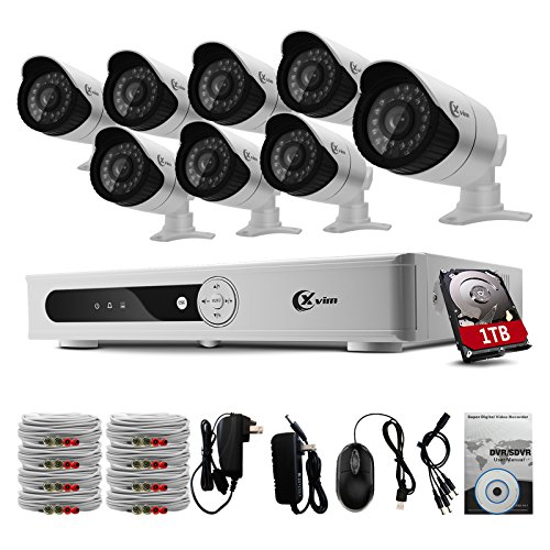 Buy Xvim 8CH Security Camera System CCTV Surveillance System with 720p