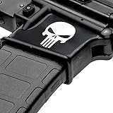 GunSkins Magwell Skin Specialty Vinyl Decal for AR-15/M4 Lower Receivers (GS Skull)