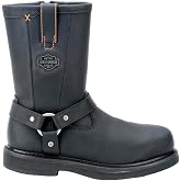Harley-Davidson Footwear Mens Bill Electrical Hazard Steel Toe Work/Duty - Black