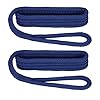 Extreme-Max-30062165-BoatTector-38-x-6-Premium-Double-Braid-Nylon-Fender-Line-Pair-White-Gold