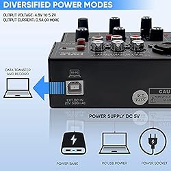 Professional Wireless DJ Audio Mixer - 4 Channel