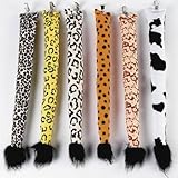 Fun Express - Amazing Animal Tails 6 Pc Set - Toys - Plush - Misc Plush - 6 Pieces