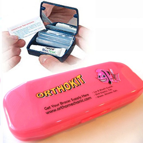 The Most Popular Traveler Orthodontic Dental kit + THe Minipocket- Pink. The ORTHOKIT is finally here