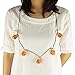 LAYOER Halloween Pumpkin LED Light Flashing Jack O Lantern Necklace Party Favors (4PACK)