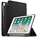 IVSO New iPad 9.7 2018 Tablet Case, Lightweight Smart Case Trifold Cover Stand with Pencil Holder Auto Sleep/Wake Function for New iPad 9.7 2018/2017/ iPad Pro 9.7 /iPad Air 2/ iPad Air Tablet(Black)