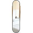 Umbra Hub Floor Length Mirror with Storage Rack, Modern Black Rubber ...
