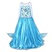 Anbelarui Girls Princess Deluxe Fancy Costume Snowflakes Flower Print Dress + Accessories Set (3-4 Years, 01 Dress&Accessories Set)