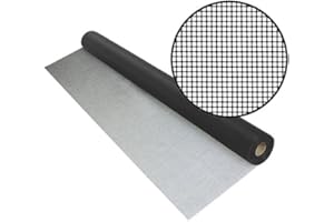 METRO SCREENWORKS Phifer BetterVue High-Visibility Mesh Screen for Patio Porch, Screen Door Mesh, & Balcony - High Transparency Window Screening for Porches Roll - (60 in x 100 ft) - DIY Replacement & Repair