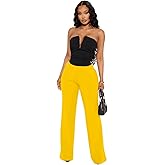Charyeah Women Stretchy Work Pants High Waisted Wrinkle Free Dressy Pants Business Casual Trousers 2025