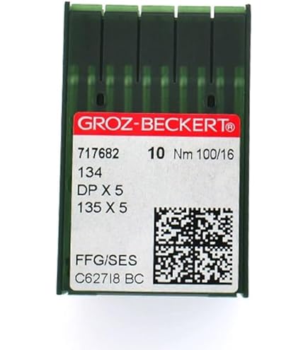 Amazon.com: 10 Groz-Beckert Gebedur 134 135X5 DPX5 Titanium Sewing
