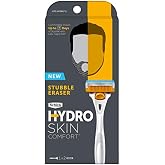 Schick Hydro Stubble Eraser Razor with 2 Razor Refill Blades