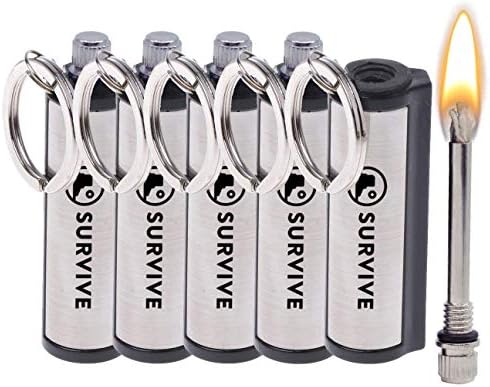thumbnail image 2 of Fire Starter Lighter Waterproof Flint Match Metal Keychain Camping Survival BDA | Australia 2 of 10