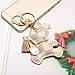 Fashion Bear Tassel Charm Car Purse Wallet Handbag PU Leather Key Chain Ring