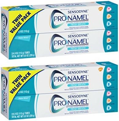 Sensodyne Pronamel Fresh Wave Fluoride Toothpaste to Strengthen and Protect Enamel, 4 Ounce (Pack of 4)