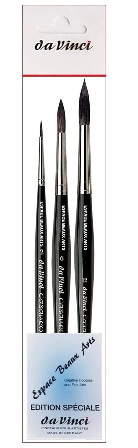 Da Vinci Series 5598 Casaneo Watercolour Brush, No. 2 .6 .12 Made in Germany