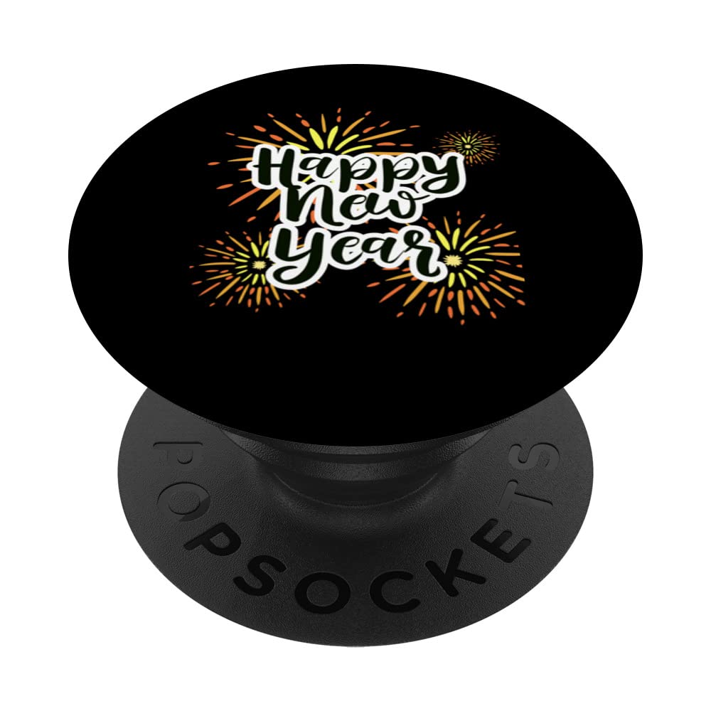 New Year's Eve Party Colorful Fireworks Firecrackers Design PopSockets Swappable PopGrip
