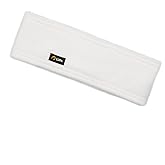 Lupa Kids Handmade Unisex Micro Fleece Headband - Triple-Layer Ear Warmers (White)