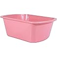 Amazon.com: Wash Basins – Rectangular Plastic Hospital Bedside Soaking ...