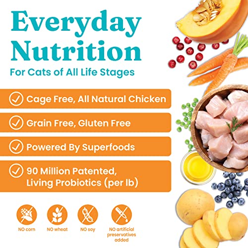 Solid Gold Indigo Moon Dry Cat Food with Digestive Probiotics for