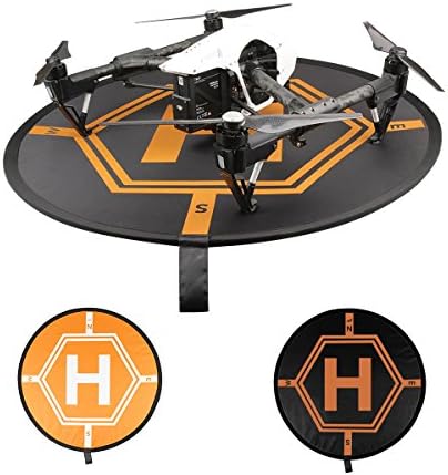 RcLike 32" (80cm) Universal Fast-Fold Portable Landing Pad for RC Drones Helicopter DJI Mavic Pro, Phantom 2/3/4/4 Pro, Inspire 2/1, 3DR Solo, GoPro Karma, Parrot, Antel Robotic, Holy Stone, UDI