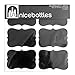 nicebottles Chalkboard Labels, Large Fancy Rectangles - 3