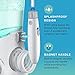 Coredy Oral Irrigator Water Flosser 600ml Professional Counter Top Power Floss Dental Water Jet with 5 Flossing Tips for Teeth, Brace and Bridge, 10 Water Pressure Settings, IPX6 Splashproof