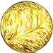 Gazing Ball 10 inch Colorful Glass Gazing Ball for Garden Decor, Yellow