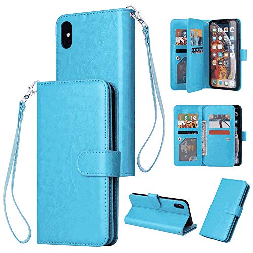 iPhone 11 Flip Case, Cover for Leather Card Holders wallet Cover Extra-Shockproof Business Kickstand Flip Cover