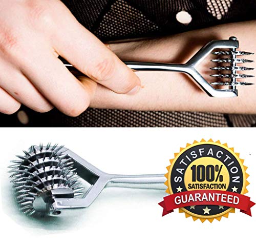 Wartenberg Wheel Pinwheel 5 Head Sensory Play ABS Skin Sensation Diagnostic Couples Double Whip Adult BDSM Bondage Sex Toy