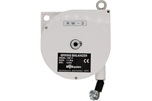 MIJIN Tigon RW-3 Retractable Spring/Tool Balancer with Steel Cable, (Load Capacity: 1-3 kg/2.2-6.6 lbs)