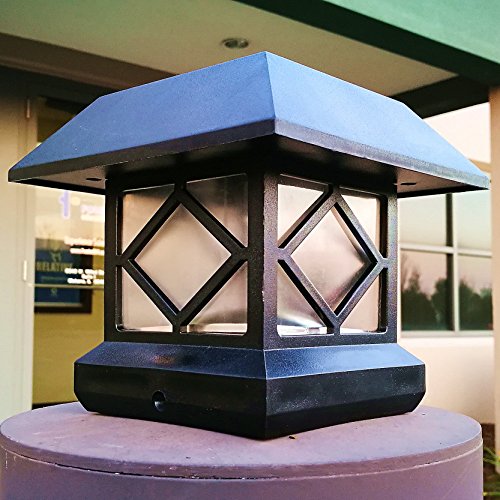 Solar Light,Post Cap Lights 4 x 4 Plus Bright 15 Lumen ... Solar Light,Post Cap Lights 4 x 4 Plus Bright 15 Lumen ...