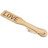 Bamboo Spanking Paddle for Sex Play, 12.5inch Lightweight Love BDSM Paddle for Adults Sex Toys
