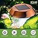 LongWalker Solar-Powered LED Garden and Pathway Lights: 2 Wireless, Weatherproof, Waterproof, Longlasting Stainless Steel Ground Lights plus Garden Hand Shovel