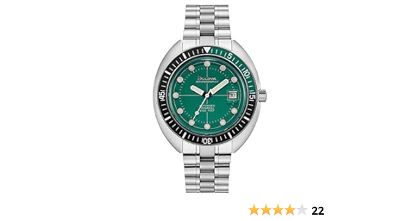 Bulova Diver - 96B322 - Homme - Vert : Amazon.ca: Mode