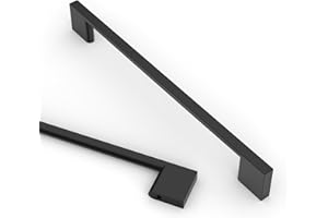 Asidrama 10 Pack 7.5 Inch(192mm) Matte Black Kitchen Cabinet Handles, Cabinet Pulls Kitchen Cabinet Hardware for Cupboard Drawer Pulls