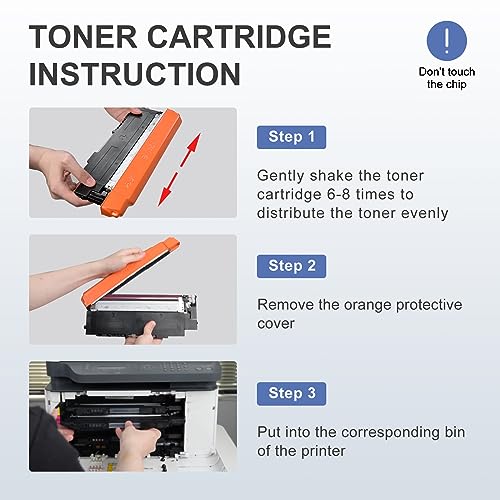 Superpage 117A Compatible Toner Cartridge for HP 117A for HP Color Laser MFP Toner 178nw 178nwg 179fnw 179fwg 150a 150nw (Black/Yellow/Cyan/Magenta, 4 Pack)
