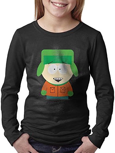 Adolescent's Black Long Sleeve South Park Crew Neck Shirt