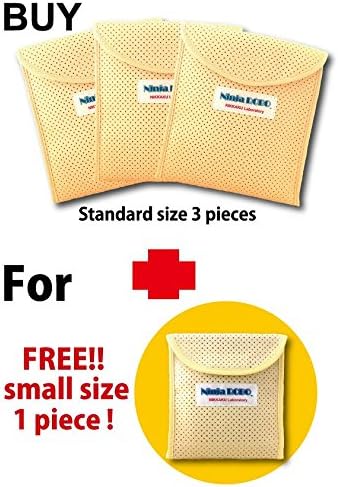 [NIKKAKU LABORATORY]First Anniversary!! Ninja ROBO Standard size 3 pieces＋FREE small size 1 piece -House dust mite trapping tool