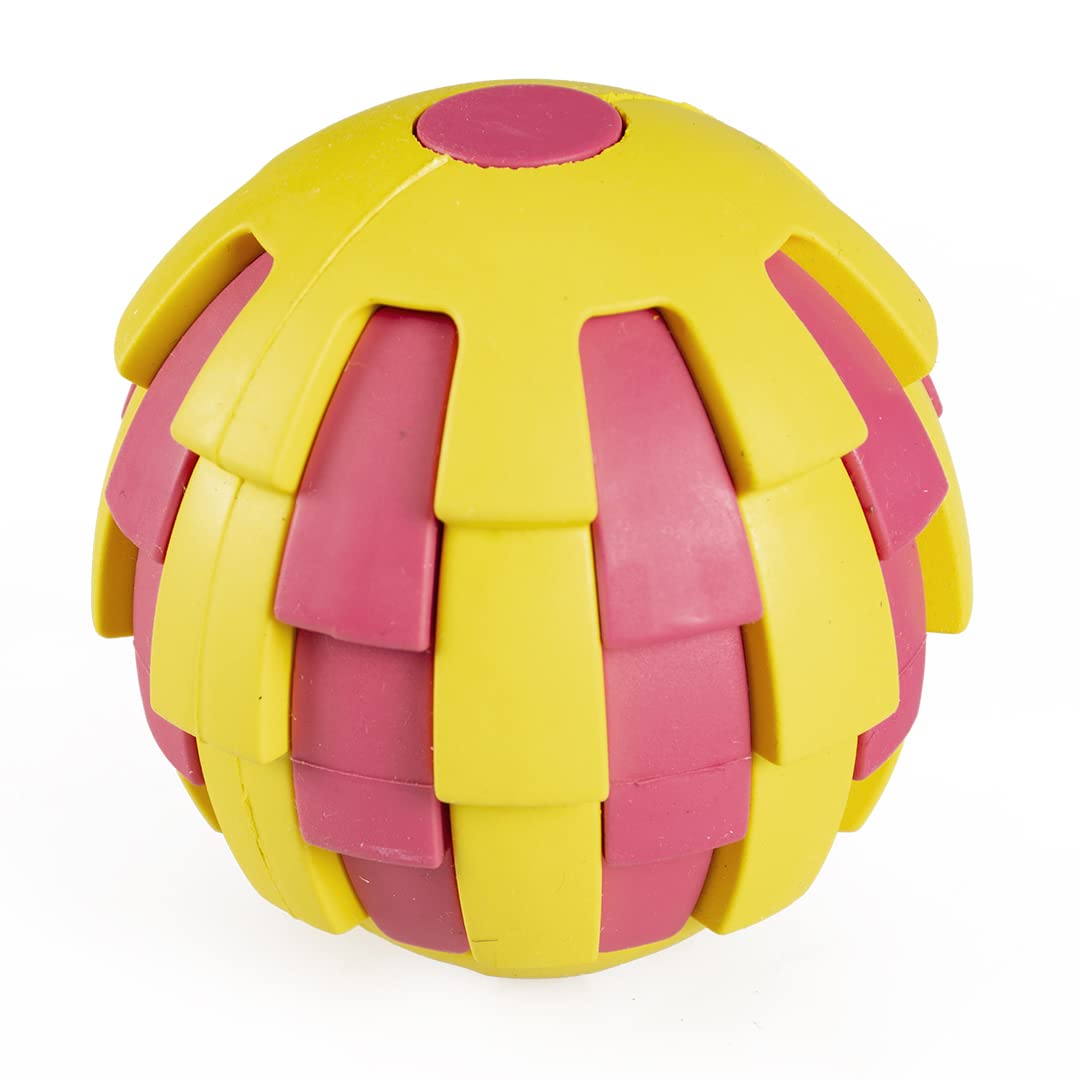Duvoplus, Pitahaya Rubber Ball 6.5 x 6.5 x 6.5 cm, Multicoloured, Toy, Multicoloured, Dog