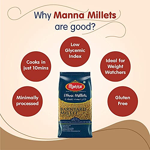 Manna Millets 5.5 lb Natural Grains Hulled Millet Foxtail, Kodo, Little, Barnyard, Proso