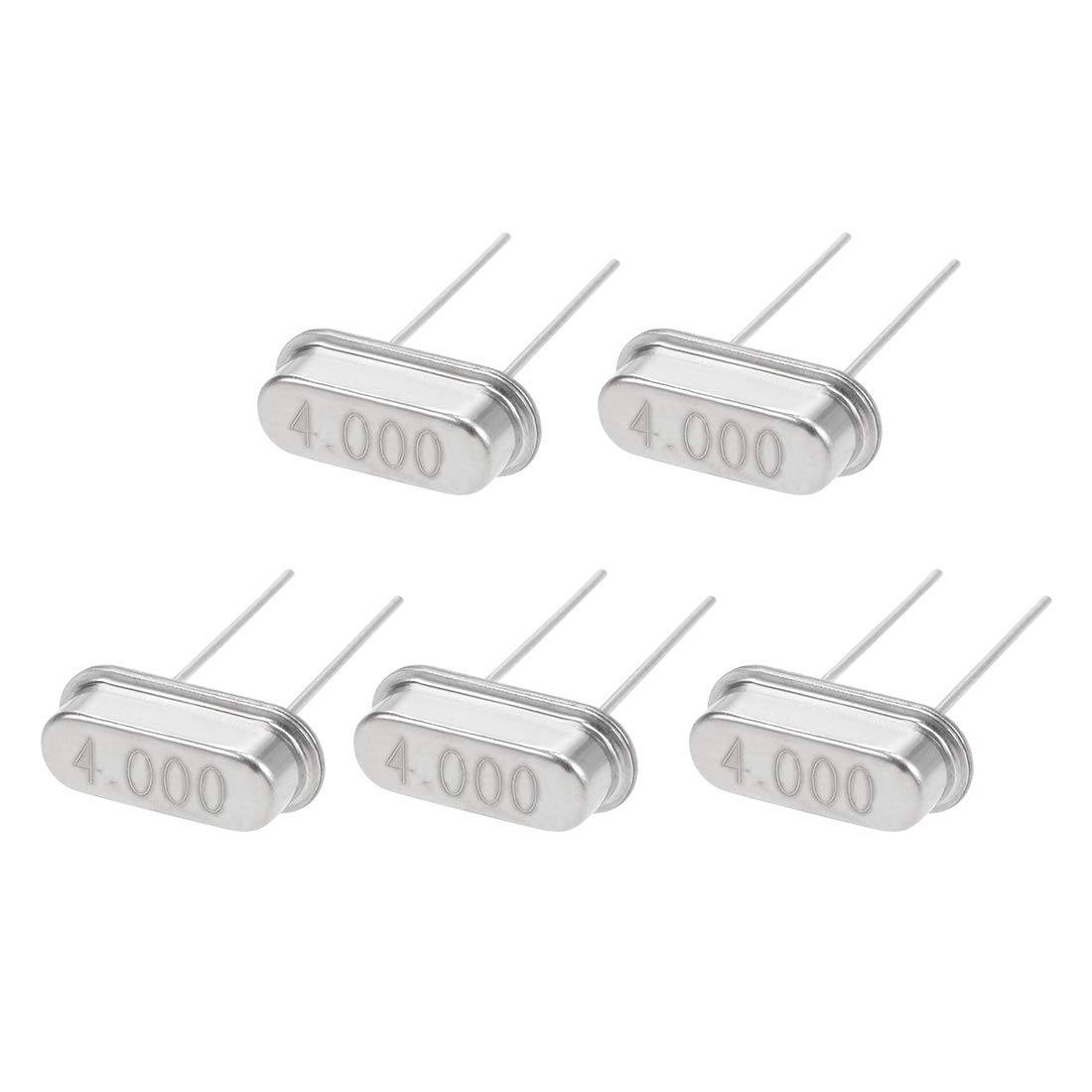 sourcing map DIP Quartz Crystal Oscillators Resonators 4MHz HC-49S Replacements 5 Pcs