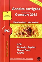 PC mathématiques, informatique 2015