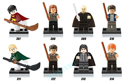 8pcs Harry Potter Voldemort Hermione Professor Snape Set Figures Kids Bricks Toy